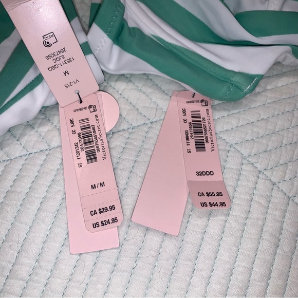 VS Full Coverage Striped Bikini - NWT - Picture 3 of 6